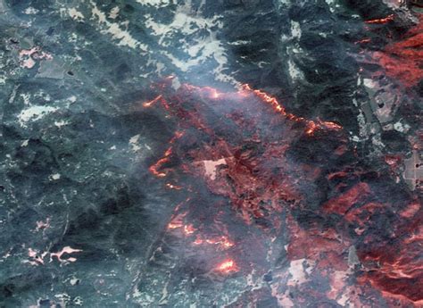 Stunning Satellite Images of the California Wildfires - Via Satellite