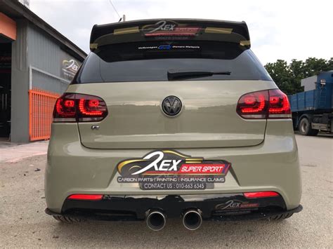 Golf MK6 GTI R Osir Spoiler Carbon Rexsupersport Specializes In