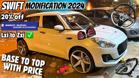 Maruti Swift Transformation From Lxi To Zxi Swift Modified Swift