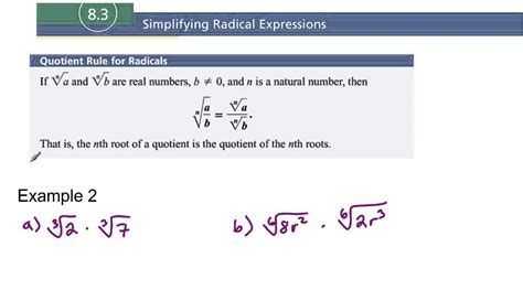 83 Example 1 And 2 Using The Product Rule Youtube