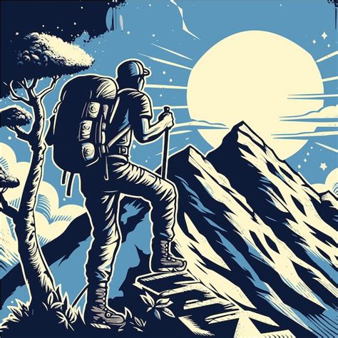 Premium Vector Vector Graphics For Tshirt Design Bundle Mountain