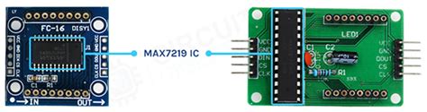 Max7219 Based 8x8 Dot Matrix Display Module Pinout 45 Off