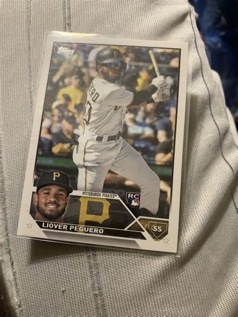 Topps Series Liover Peguero Pittsburgh Pirates Rc Rookie