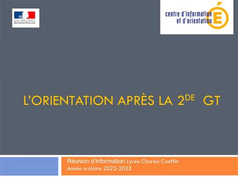 Lorientation Apr S La Seconde G N Rale Et Technologique Lyc E