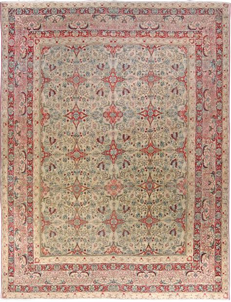 Antique Persian Kirman Carpet Index Bb