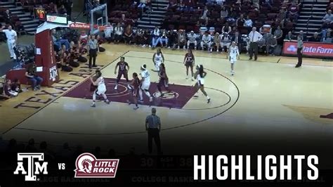 Women S Basketball Highlights Texas A M Vs UALR 11 22 17 YouTube