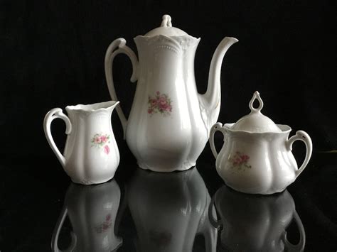 German Porcelain Antique Floral Teapot Rare Etsy