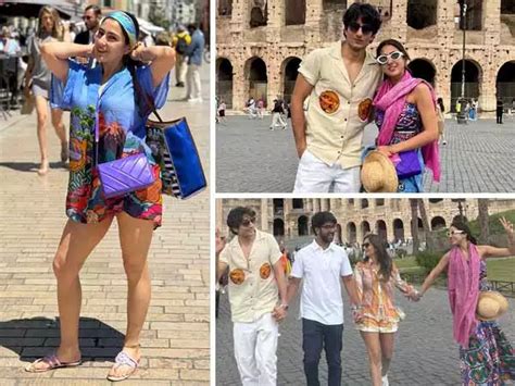 Sara Ali Khan Shares Pictures With Ibrahim Ali Khan From Rome