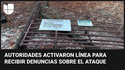 Reparan estaciones eléctricas vandalizadas en Carolina del Norte aún