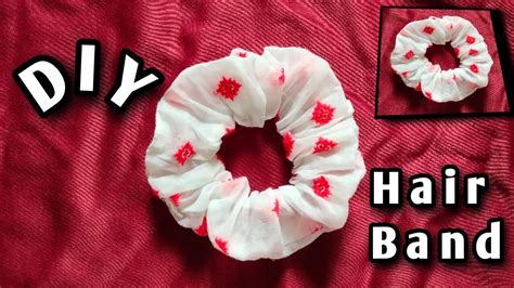 How To Make Hairband At Home How To Make Scrunchies DIY Hairband