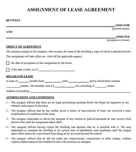 Printable Lease Form Free Printable Forms Free Online