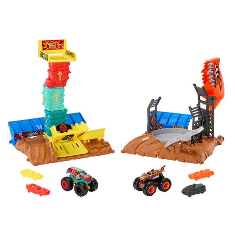 Hot Wheels rinkinys Džipų monstrų pusfinalių kovų arena įvairių dizainų ermitazas lt