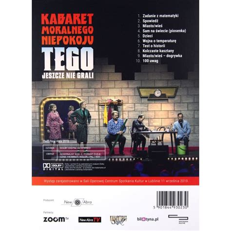 Kabaret Moralnego Niepokoju Tego Jeszcze Nie Grali Dvd Emag Ro