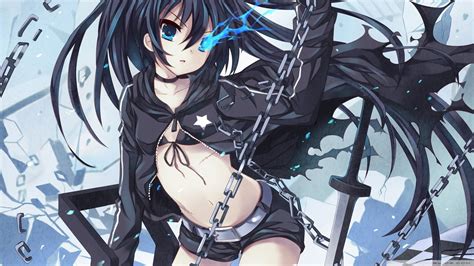 Wallpaper 1920x1080 Px Anime Girls Black Rock Shooter Blue Eyes