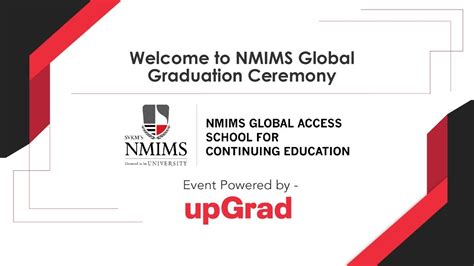 Nmims Global Graduation Ceremony Youtube