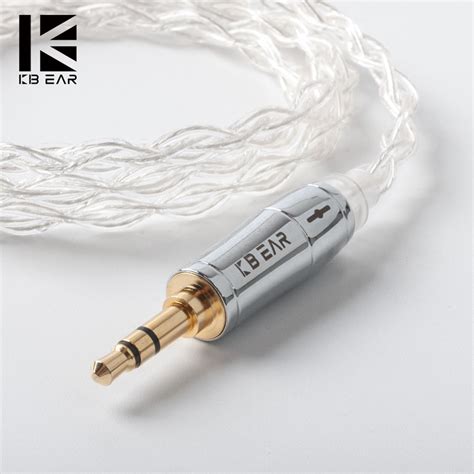 Kbear Core Pure Silver Upgrade Earphone Cable