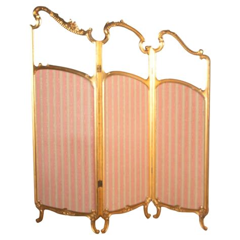 19th C French Regence Style Painted Folding Screen For Sale At 1stdibs