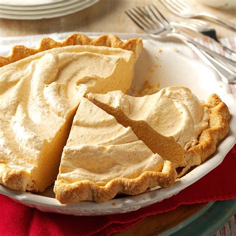 Fluffy Pumpkin Pie Recipe Taste Of Home