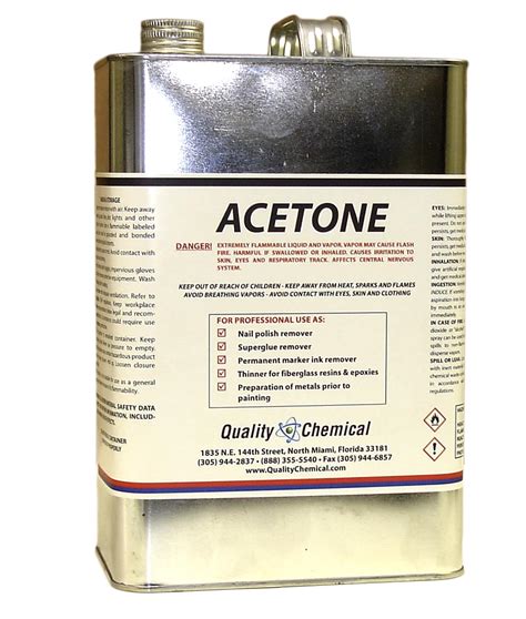 Quality Chemical Company - Acetone