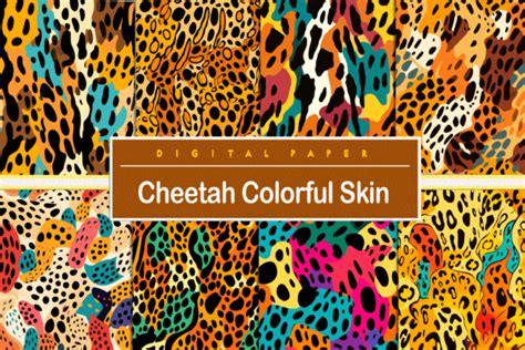 Cheetah Colorful Skin Graphic By Wow Art Creative Fabrica