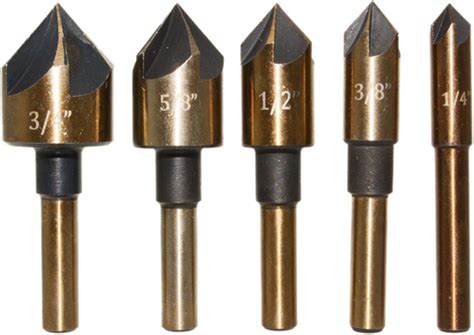 Countersink Drill Bit Set 14 Shank Counter Sinker Drill Bits For