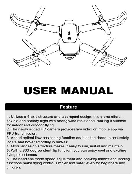 Manual Del Dron JY019 | PDF | Unmanned Aerial Vehicle | Equipment