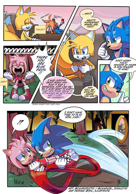 All Mini Sonamy Movie Comics Sonic The Hedgehog Amino