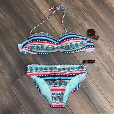 No Boundaries Swim Nwt Palm Tree Bikini Poshmark