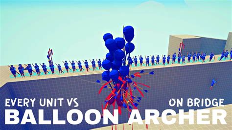 Balloon Archer On Bridge Vs Every Unit Tabs Totally Accurate Battle