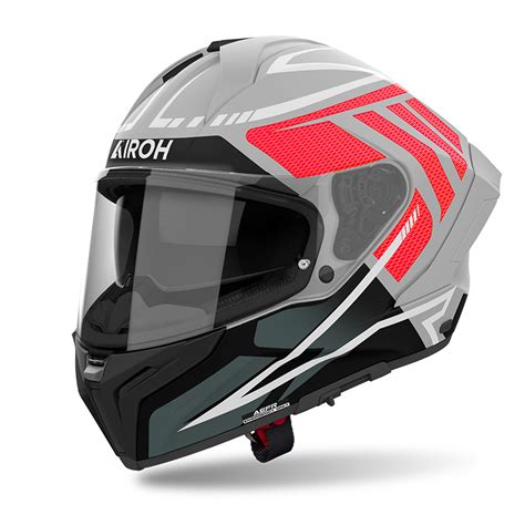 Airoh Matryx Rider Helmet Red Matt Mxr Full Face Helmets Motostorm