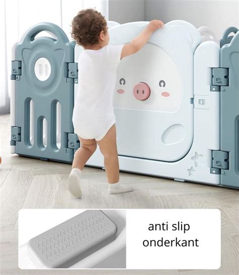 Grondbox Big Speelbox Baby Inklapbare Box Blauw Bol