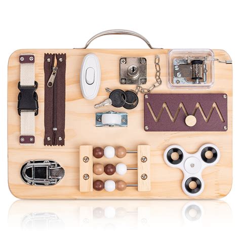 Wooden Fidget Busy Board For Adults With Dementia