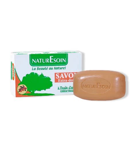 NATURESOIN SAVON EXTRA DOUX A L HUILE D ARGAN EXTRA VIERGE Paravitalia