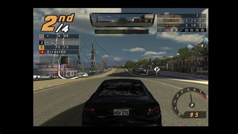 Need For Speed Hot Pursuit 2 PS2 Ultimate Racer Event 10 HSV