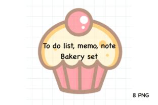 To Do List Memo Note Bakery Set Graphic By Spsweet Creative Fabrica