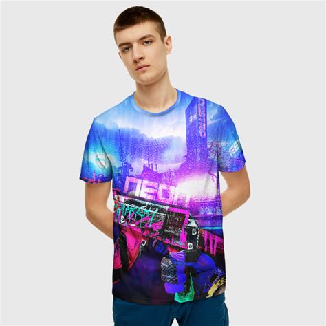 Men S T Shirt Print Neon Revolution Counter Strike IdolStore