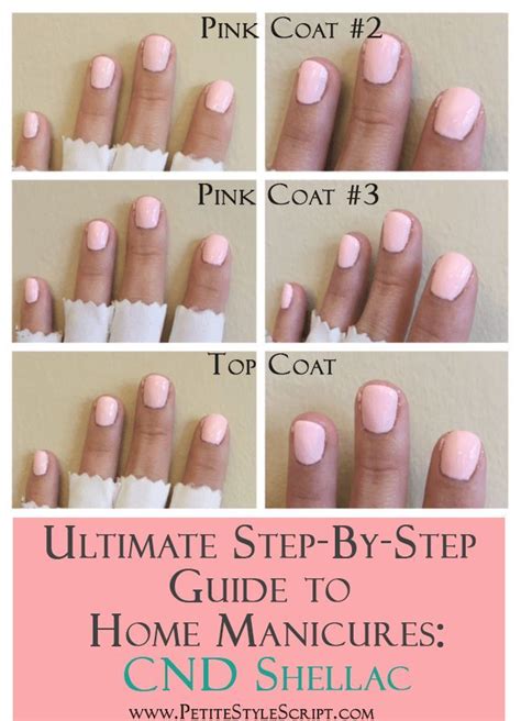 Ultimate Step By Step Guide To Home Manicures Cnd Shellac Manicure At Home Manicure Gel