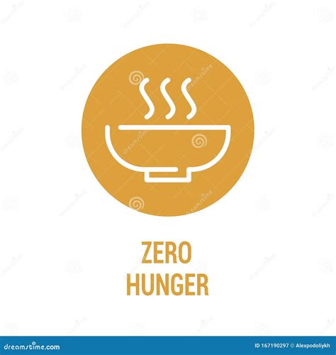 Zero Hunger Color Icon Corporate Social Responsibility Sustainable