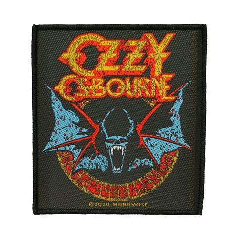 Ozzy Osbourne Bat Album Patch Heavy Metal Band Woven Sew On | Etsy