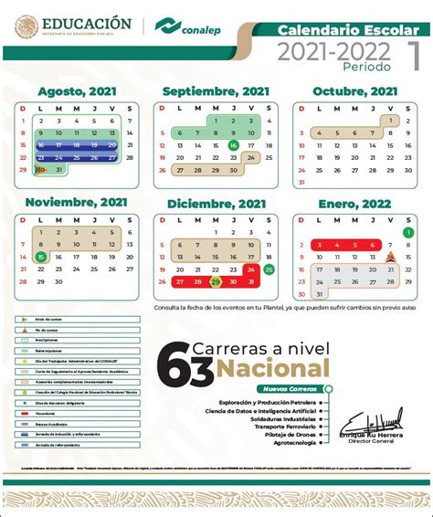 C Mo Descargar El Calendario De Conalep Para El Pr Ximo Ciclo Escolar