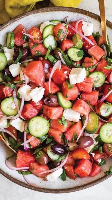 Watermelon Greek Salad A Refreshing Summer Delight