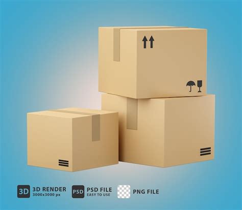 Premium Psd D Cardboard Box