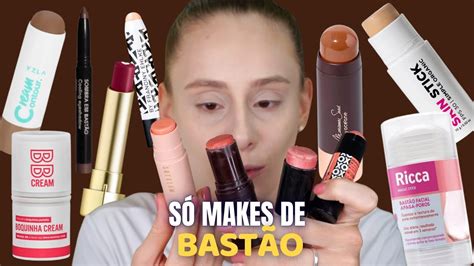 Maquiagem Completa Somente Produtos Em Bast O Youtube