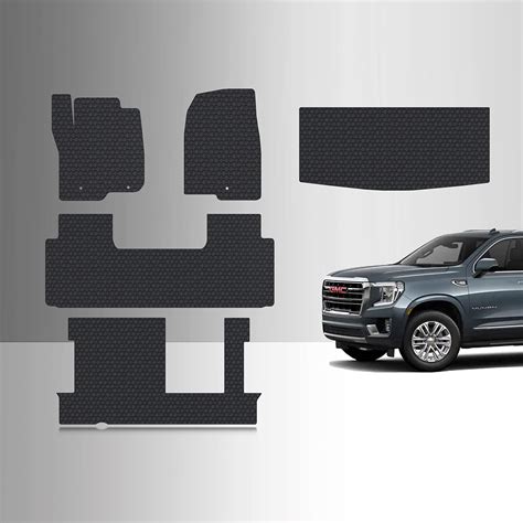 Toughpro Floor Mats Accessories Set 3rd Row Cargo Compatible With Gmc Yukon