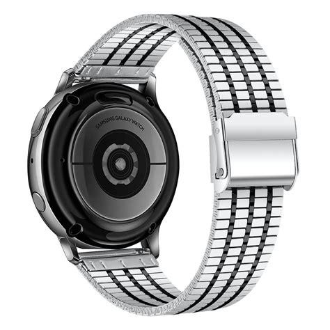 Correa Acero Inoxidable Xiaomi Watch S1 Plata Negro Correasmartwatch Es