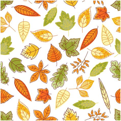 Falling leaves seamless pattern background 11674676 Vector Art at Vecteezy