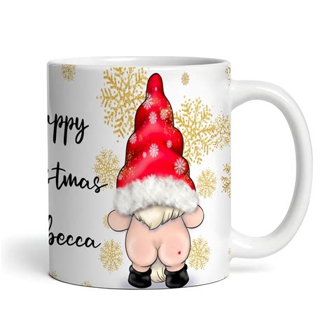 Funny Joke Cheeky Naked Gonk Bum Christmas Tea Coffee Cup Gift Etsy