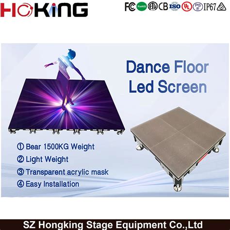 P3 91 P4 81 DJ Booth Stage Performance Interactive LED Video Dance