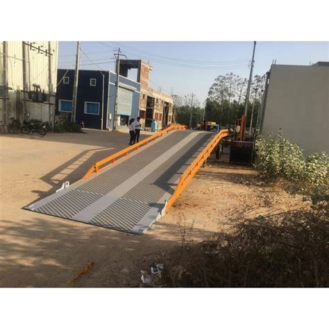 Mild Steel Mobile Dock Loading Yard Ramp For Industrial At Rs 450000