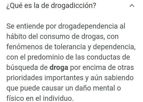 Opinión Larga Sobre La Drogadicción Brainly Lat